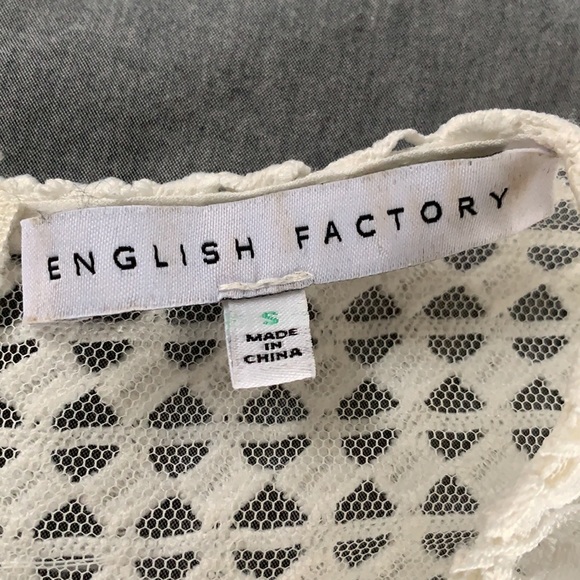 English Factory - Sleeveless White Top - Picture 6 of 8